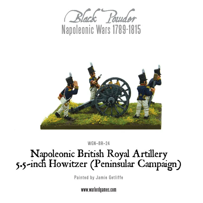 Bolt Action Black Powder Napoleonic British Royal Artillery 5.5-inch Howitzer obusier