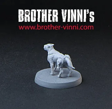 BROTHER VINNI Robot Dog miniature figurine 28 mm résine