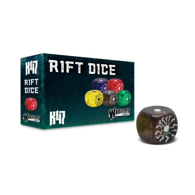 Konflikt 47 Rift Dice dés gris boîte de 12 énergie instable