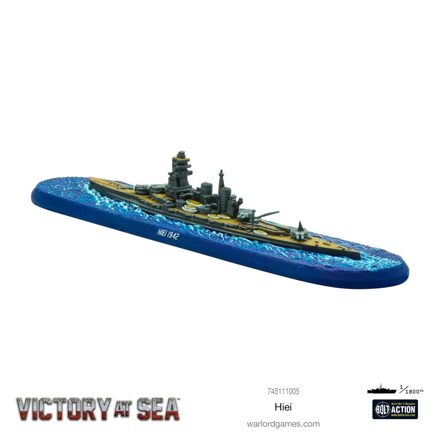 Victory at Sea Hiei cuirassé résine japonais