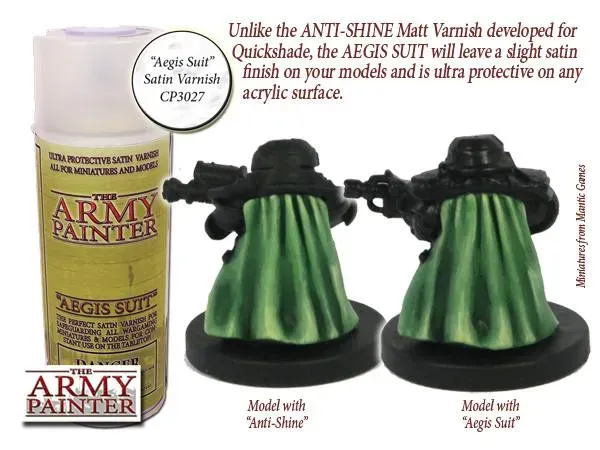 Army Painter Aegis Suit vernis satin spray protection