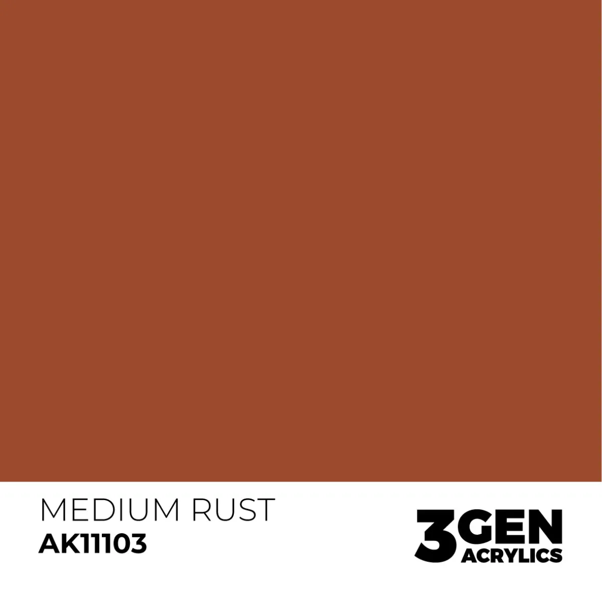 Bolt Action AK Interactive Medium Rust peinture 17 ml rouille
