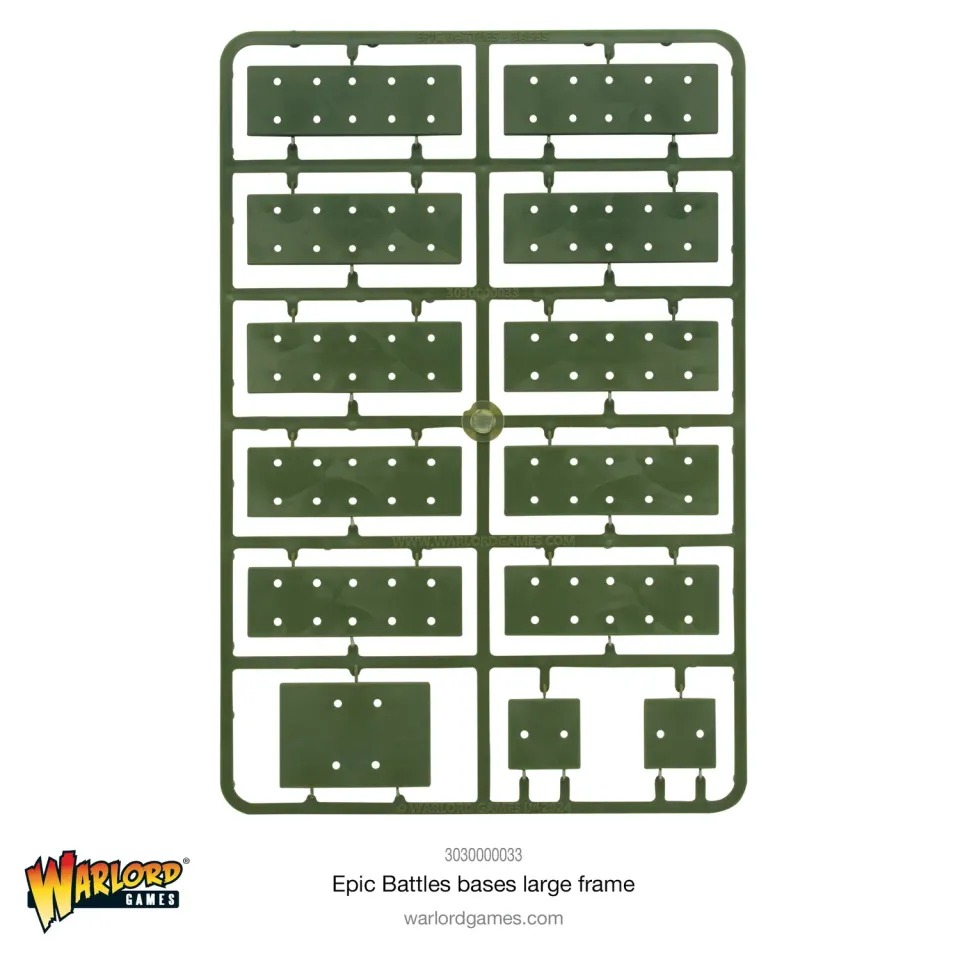 Bolt Action Epic Battles bases grand format