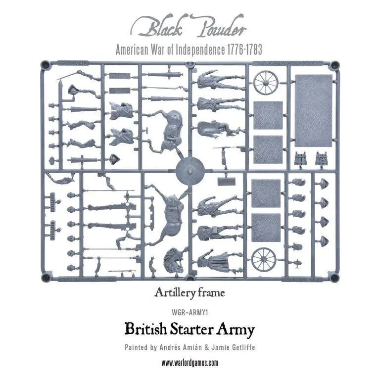Bolt Action Liberty or Death Battle Set Black Powder figurines