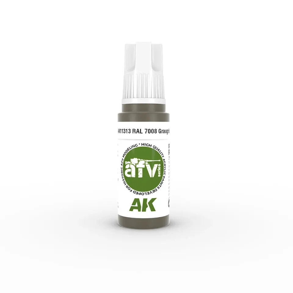 AK Interactive 3Gen RAL 7008 Graugrün peinture acrylique 17ml