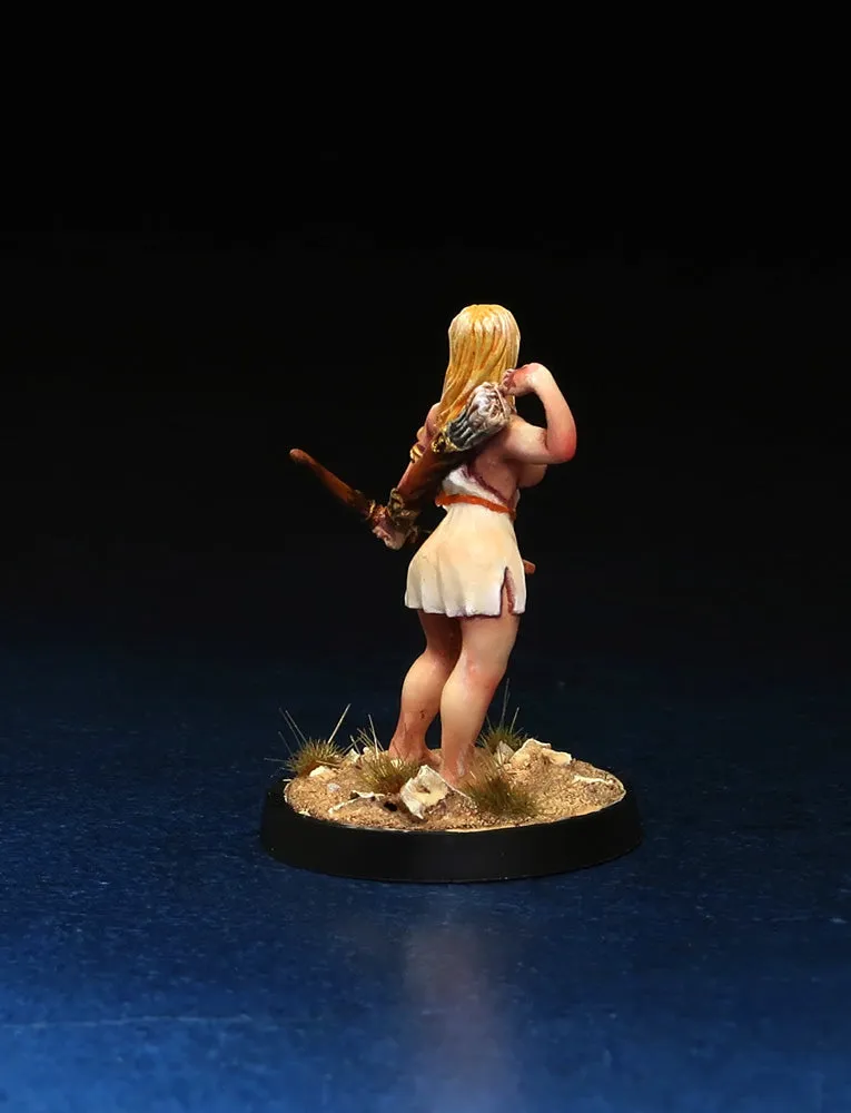 Brother Vinni Female Greek Archer figurine résine 28mm arc