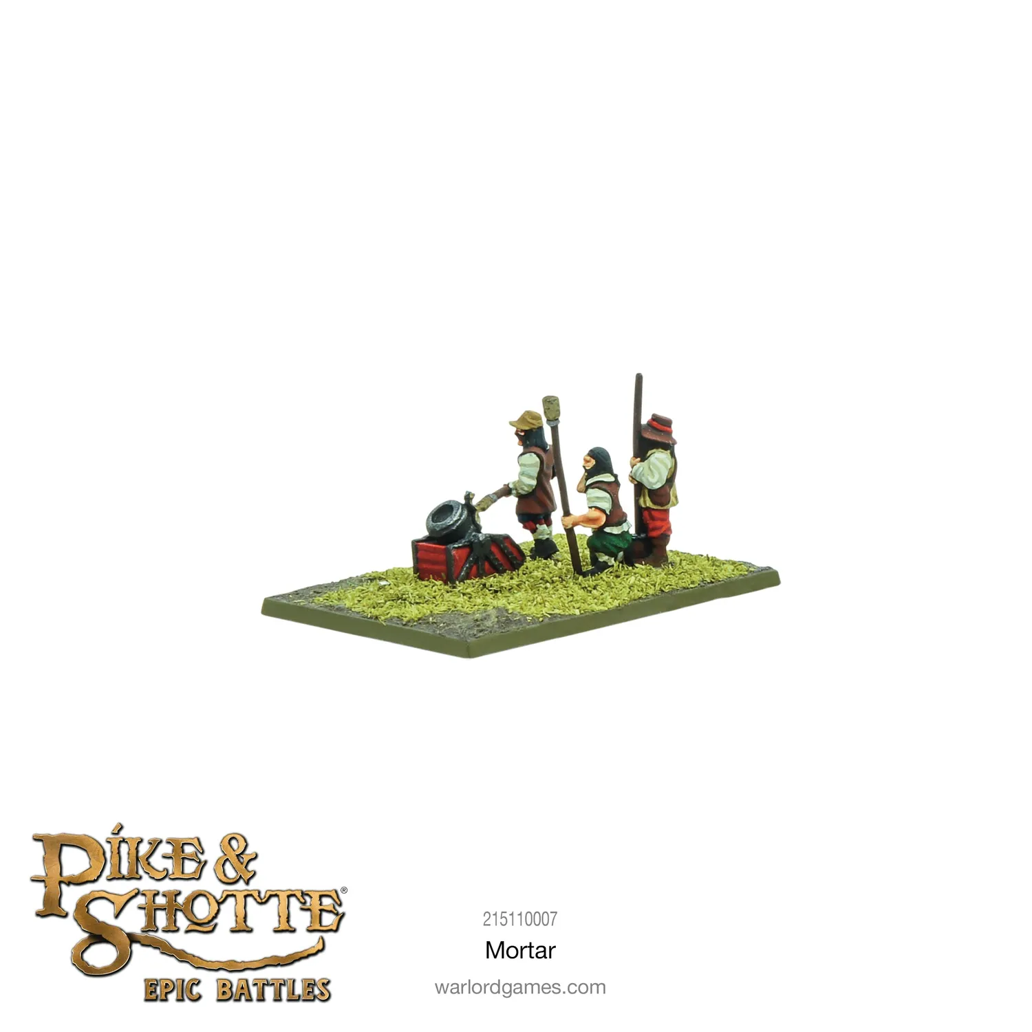 Pike & Shotte Epic Battles mortier résine avec servants