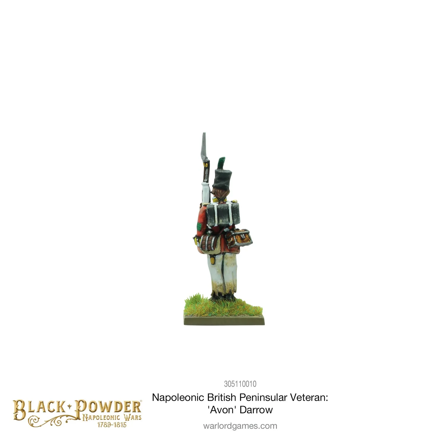 Warlord Games Black Powder Napoleonic British Peninsular Veteran Avon Darrow figurine blister