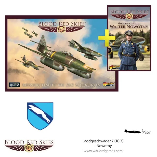 Bolt Action Blood Red Skies Jagdgeschwader 7 (JG 7) Nowotny Me262 Squadron escadron