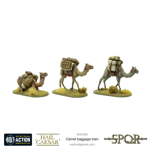 Bolt Action Camel baggage train lot 3 chameaux métal