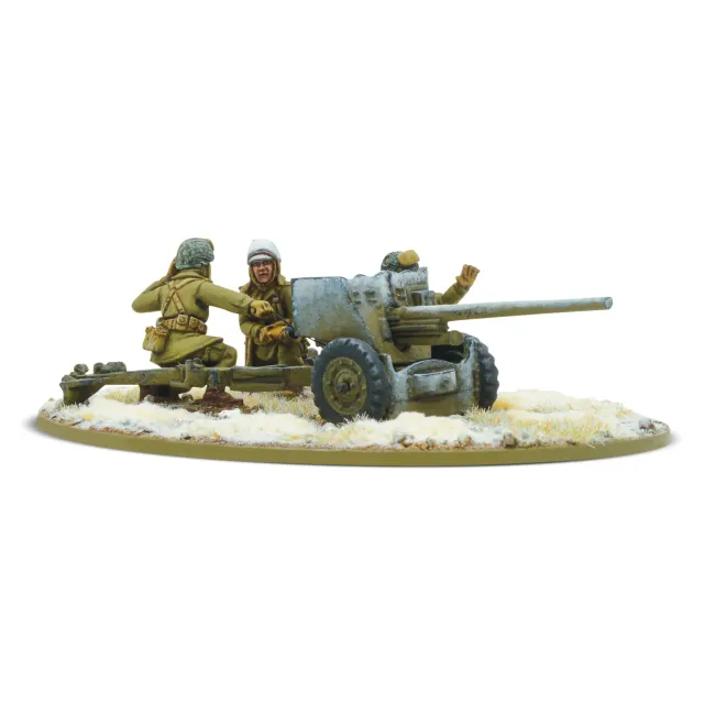 Bolt Action US Airborne Winter 57mm canon figurines hiver