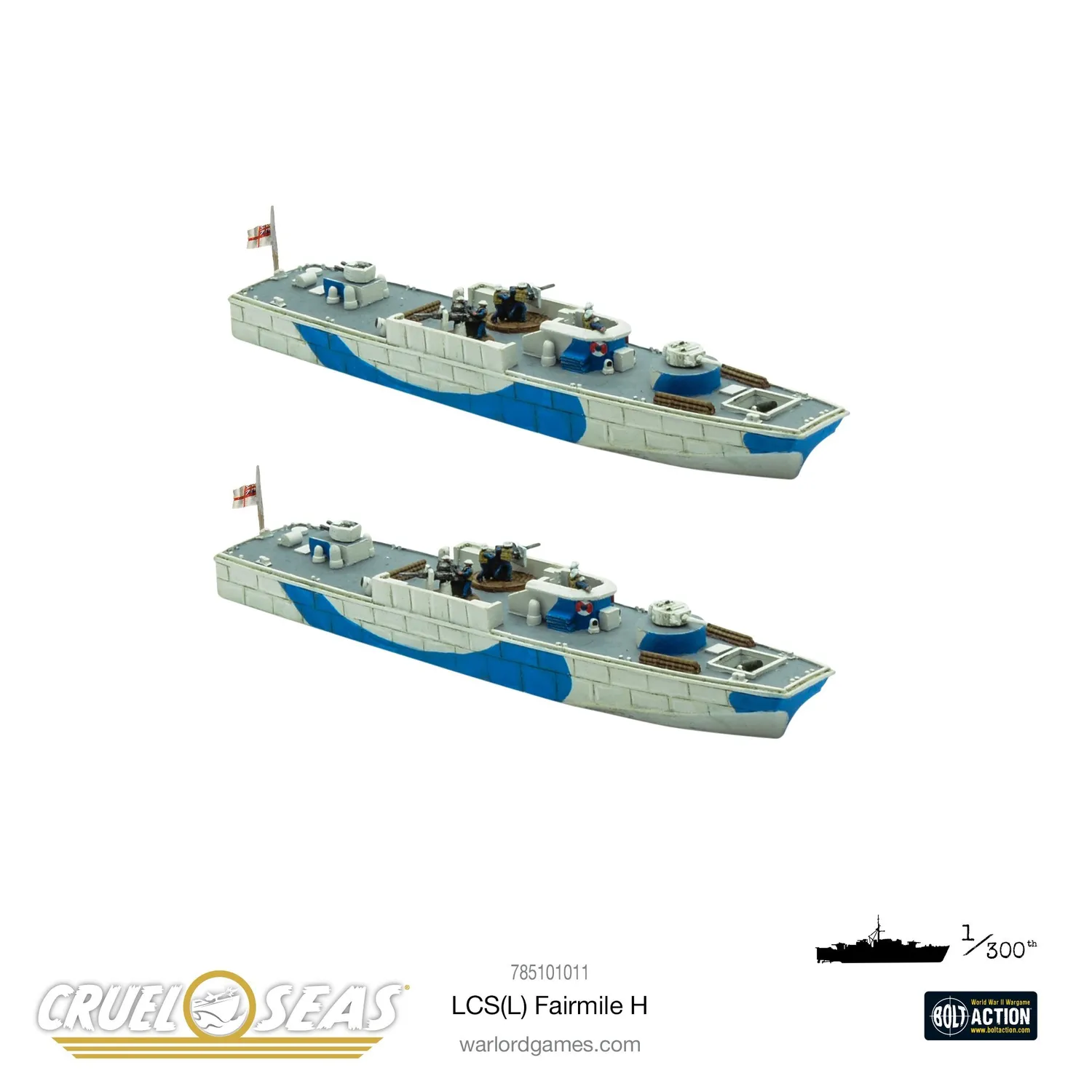 Bolt Action Cruel Seas LCS(L) – Fairmile H bateaux