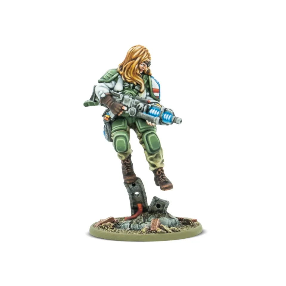 Bolt Action Konflikt 47 Roberta Wells figurine résine Firefly