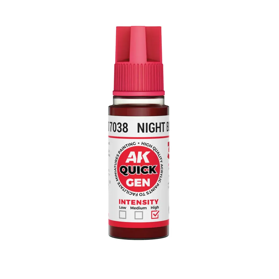 AK Interactive QuickGen Night Blood peinture 18 ml rouge sang