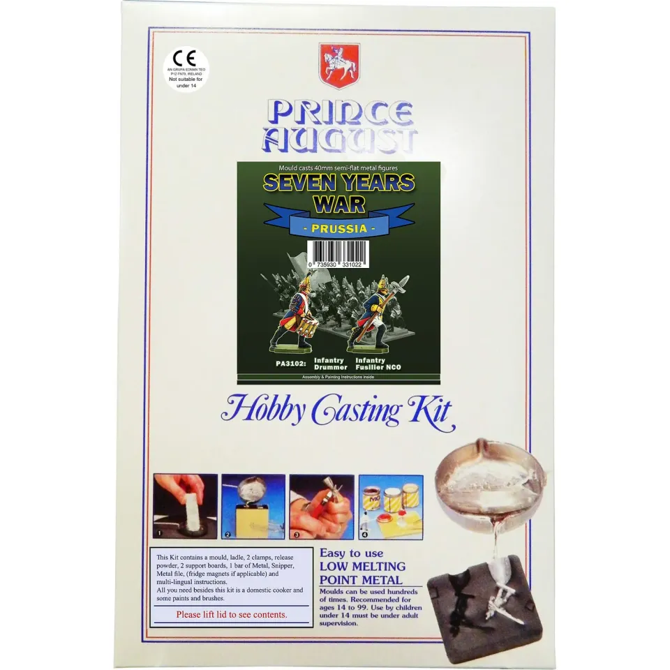 Prince August Hobby Value Kit PA133102 kit de moulage Prusse 4-5 soldats