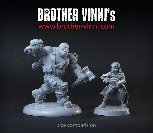 Brother Vinni Ogroid figurine 45mm post-apo résine