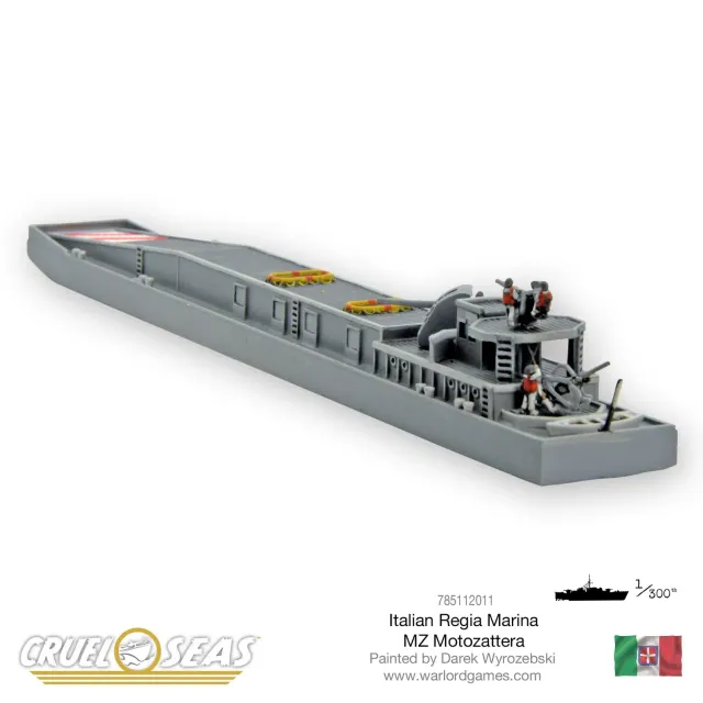 Bolt Action Italian MZ Motozattera péniche 239 tonnes
