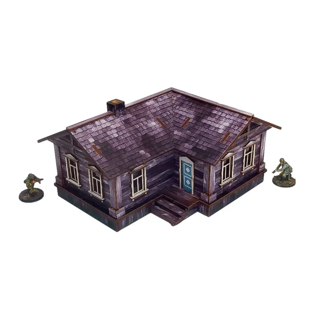 Bolt Action Pre-Painted WW2 Ostfront Village Maria's House décor prépeint HDF