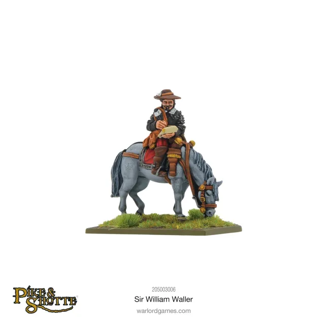 Warlord Games Pike & Shotte Sir William Waller figurine blister métal