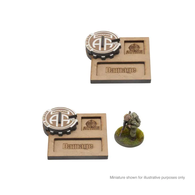 Bolt Action marqueurs véhicule MDF 82nd Airborne All American