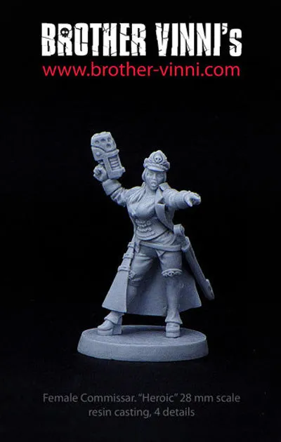 Brother Vinni Commissaire Impériale figurine résine 28mm