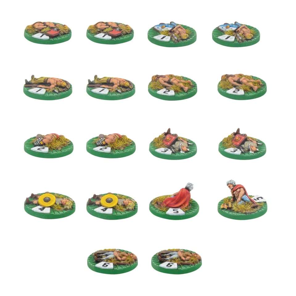 Bolt Action Hail Caesar Epic Battles Celt Casualties marqueurs pertes 18 pièces