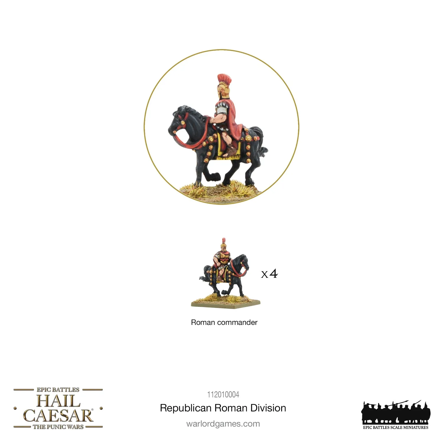 Hail Caesar Epic Battles Republican Roman division plastique