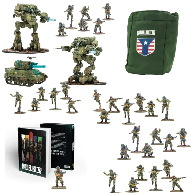Konflikt '47 US Good to Go Bundle armée américaine plastique résine
