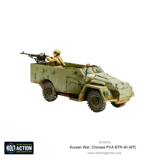 Warlord Games Bolt Action BTR-40 PVA chinois Corée résine 28 mm