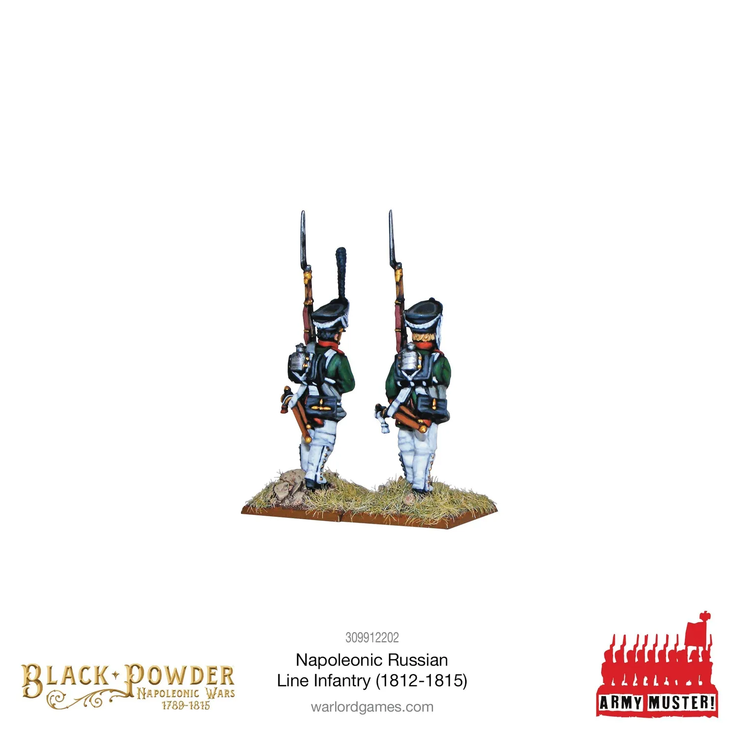Bolt Action Black Powder Army Muster Napoleonic Russian Line Infantry 1812-1815 infanterie