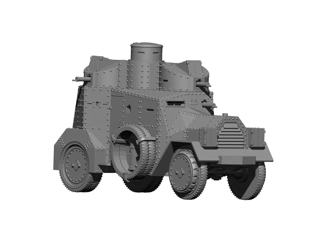 Des Tranchées aux Barricades Schupowagen Daimler DZVR 21 blindé 28mm