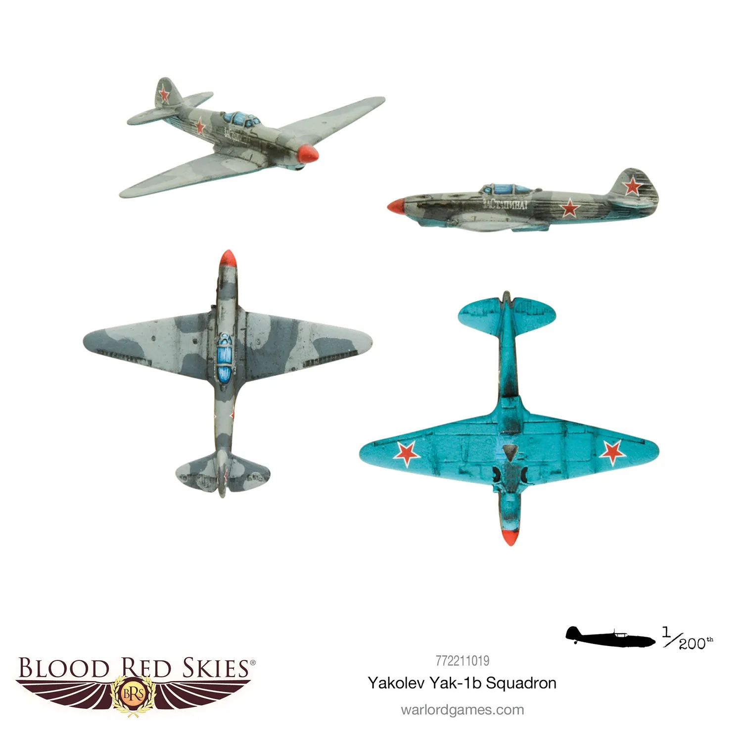 Bolt Action Blood Red Skies Yakolev Yak-1b squadron avions