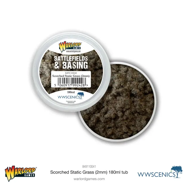 Bolt Action Battlefields Scorched herbe statique 2mm 180ml
