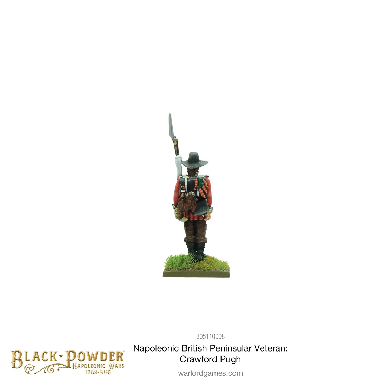 Bolt Action Black Powder Crawford Pugh figurine résine vétéran