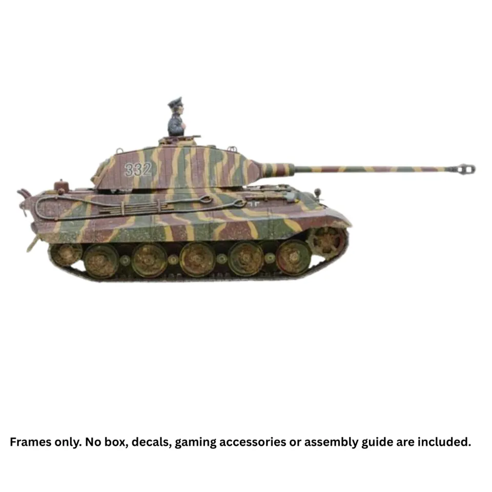 Bolt Action King Tiger Plastic - Frames Only char plastique