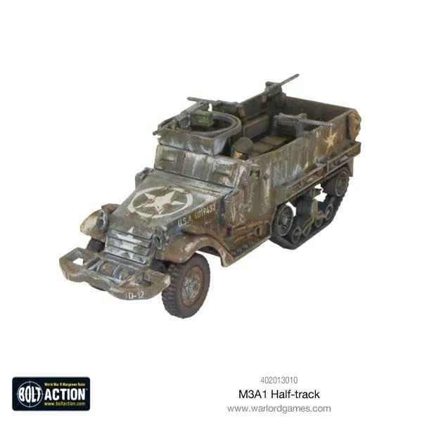 Bolt Action M3A1 Half-track maquette plastique US