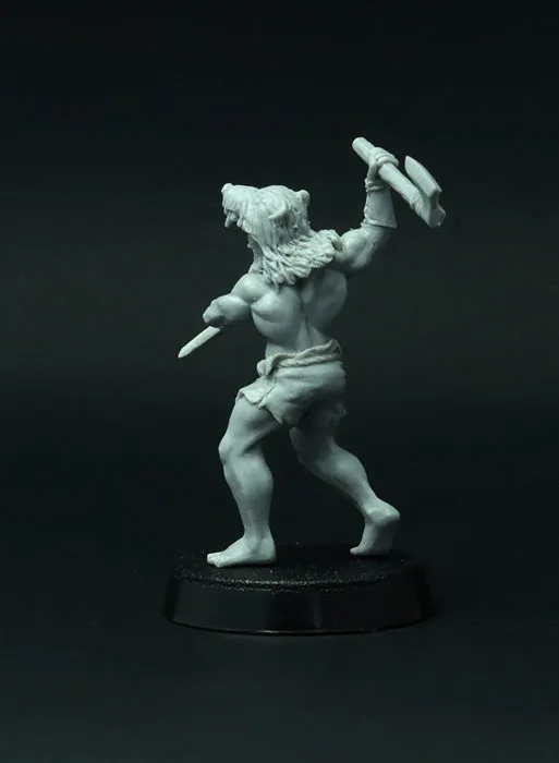 Brother Vinni Viking Berserk Ulfhednar figurine résine 28mm lot de 4