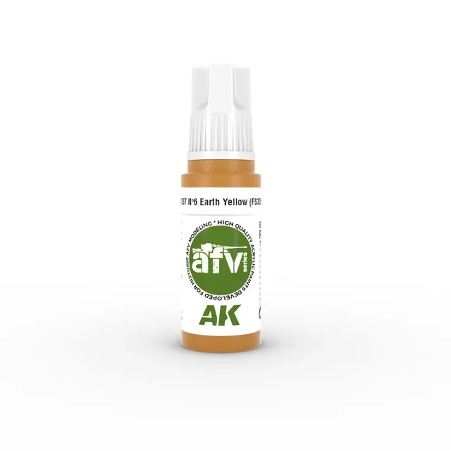 AK Interactive 3Gen N°6 Earth Yellow FS30257 peinture 17 ml
