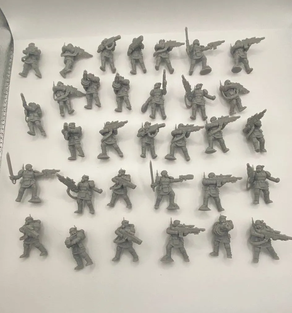 Epic Forge Imperium Kasrkin Élites Set de 10 figurines escouade