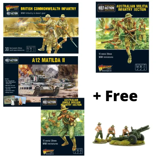 Bolt Action Start Collecting Australian coffret armée