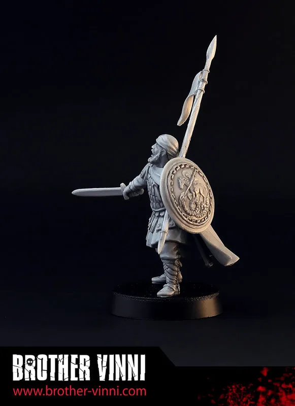Brother Vinni Akolouthos figurine résine 28mm SAGA