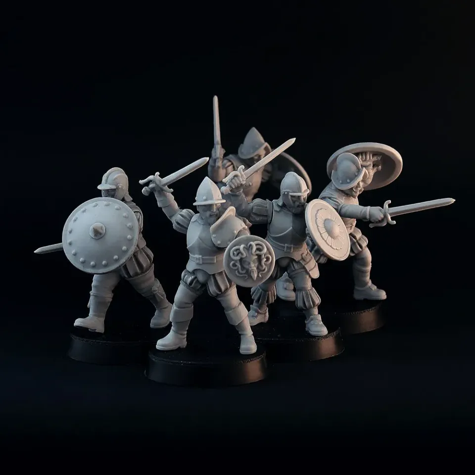 Brother Vinni Rodeleros figurines en résine 28mm x5 espagnols