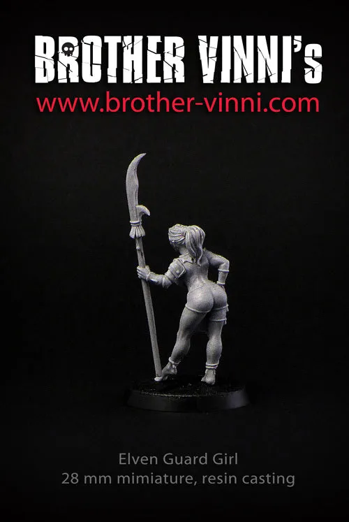 Brother Vinni Elfe Rogue figurine résine 28 mm fantasy