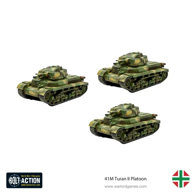 Bolt Action 41M Turán II char lot de 3 hongrois