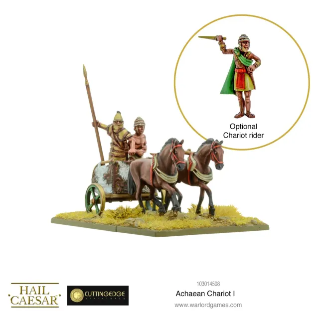Warlord Games Hail Caesar Achaean Chariot I char figurine métal
