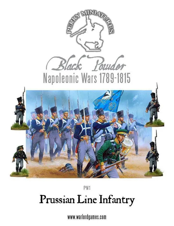 Perry Miniatures Napoleonic Prussian Line Infantry figurines 1813