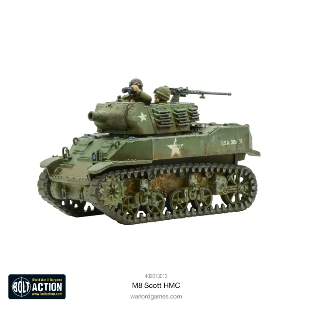 Bolt Action M8 Scott HMC char miniature 1/56 plastique