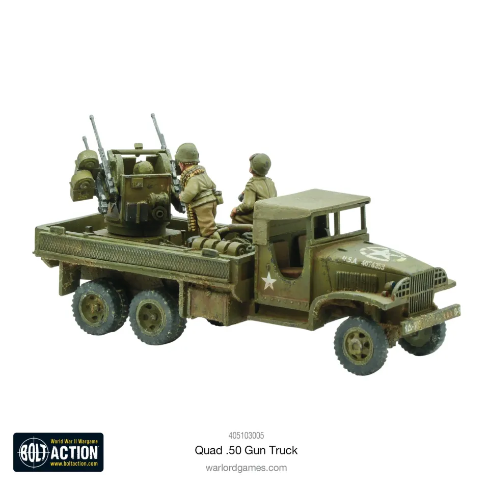 Bolt Action Quad 50 Gun Truck véhicule antiaérien US