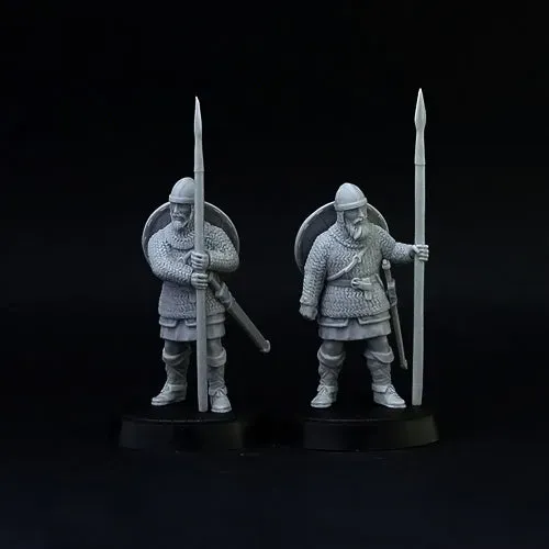 Brother Vinni Vikings figurines résine 28mm x2