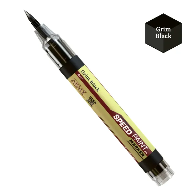 Army Painter Speedpaint Marker Grim Black marqueur peinture noir
